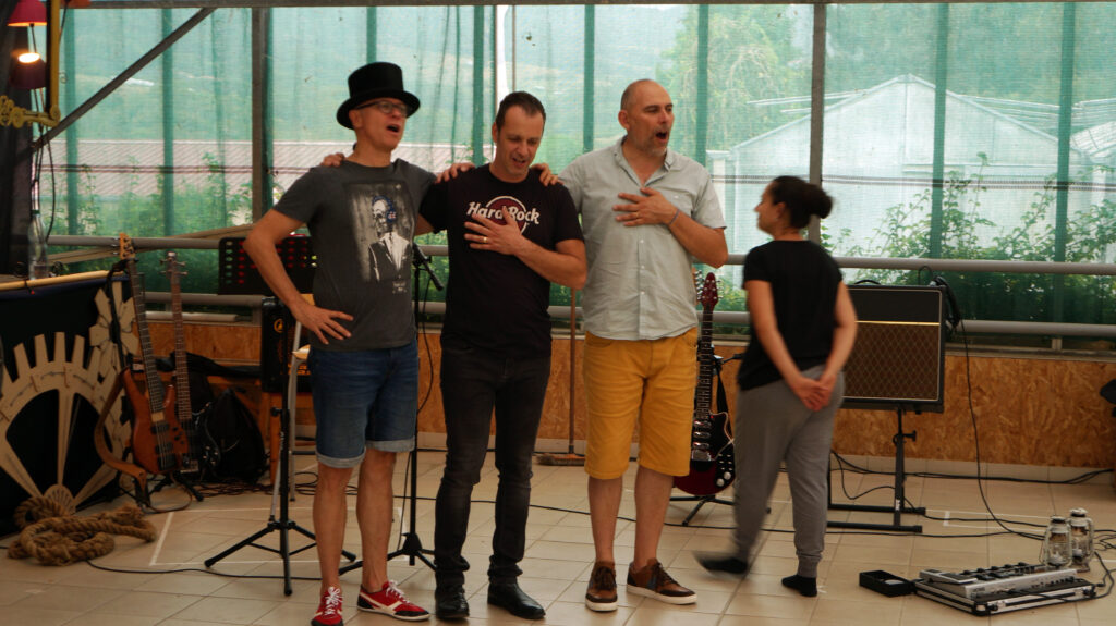 Olivier, Sébastien, Pascal, Marine