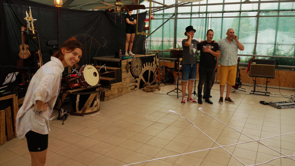 Pauline, Olivier, Sébastien, Pascal